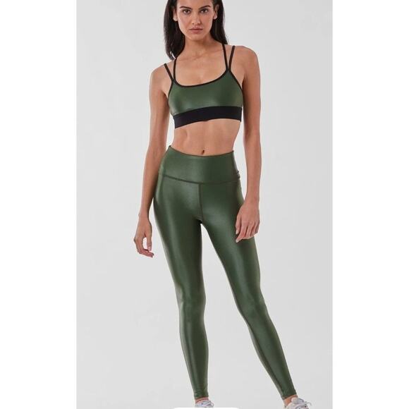Noli - Liquid Jolie Bra and Leggings in Green and Black - Picture 4 of 4